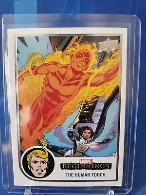 Marvel Beginnings Trading Card The Human Torch Base • $1