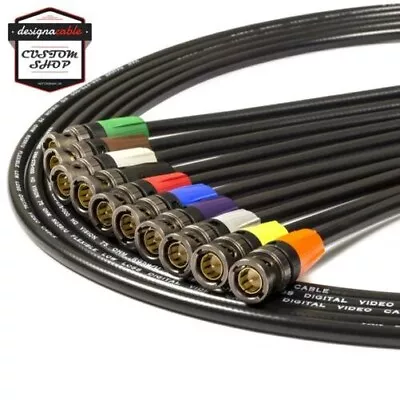 Van Damme 1080i HD-SDI 1.5G Flexible Video Coax Cable. Neutrik BNC • $297.74