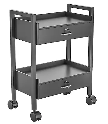 Dental Medical Mobile Utility Cabinet & Cart (Steel Frame) BLACK • $329