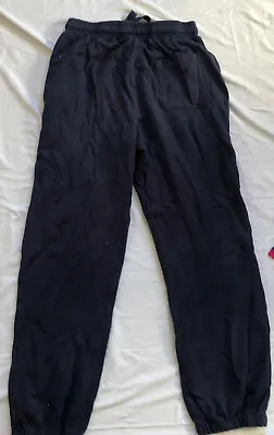 B4 Chelsea Fc Navy Blue Joggers Size Large Used Football Casual Training • £6.31
