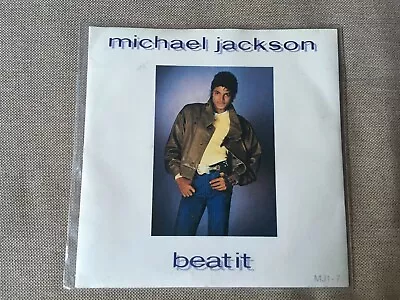 Michael Jackson  Beat It  (1983) Limited Edition UK 7  Single Red Colored Vinyl • $39.99