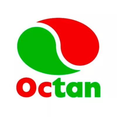 LEGO Octan Logo Die-Cut Vinyl Decal Sticker - 4” X 3.75” GREEN / RED (City) • $22.23