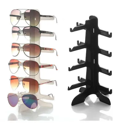 $9.78 • Buy 4/6 Pair Glasses Display Stand Holder Show Sunglasses Eyeglasses Counter Plastic