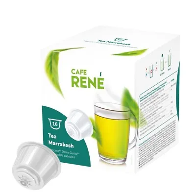 Dolce Gusto Cafe RENE Marrakesh TEA Pods 1 Box/ 16ct. FREE SHIPPING • $15.99