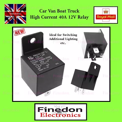 £4.82 • Buy High Power Automotive Car Van Boat Relay Rayex LD-12P 12V 30-40A UK Seller