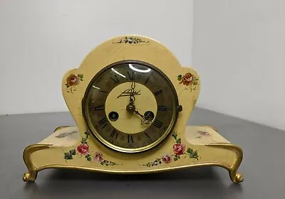 $160 • Buy  Vintage German Schmid Lacquered Finish Mantel Clock