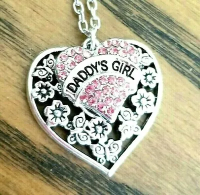 DADDYS GIRL Necklace Daughter Necklace From Dad Daughter Gift From Dad • $26.95