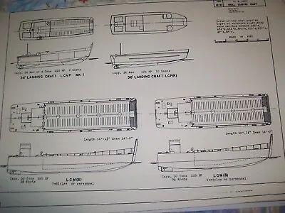 Small Landing Craft     Ship  Model Boat Plans • $9.59