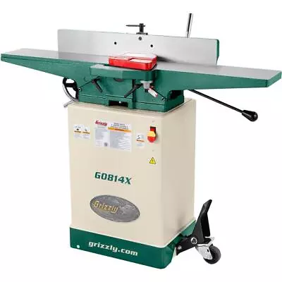 Grizzly G0814X 6  Jointer W/Stand & V-Helical Cutterhead • $1550