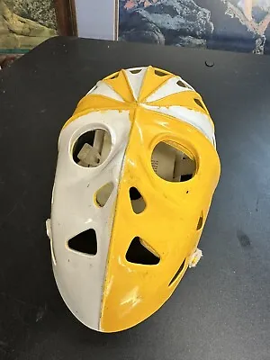 Mylec Vintage Street Hockey Pro Goalie Face Mask Helmet With Straps • $99.97
