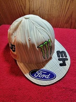 Monster Energy Dc Shoes Pirelli Ken Block 43 Ford Flex Fit Hat Cap S/m Euc Rare • $105