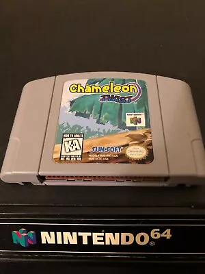 Chameleon Twist (Nintendo 64 1997) N64 Adventure Game Sunsoft • $35