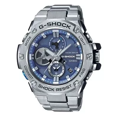 G-Shock Watch Series CASIO G-Shock G-Steel 'Silver Blue' GST-B . NEW • $430