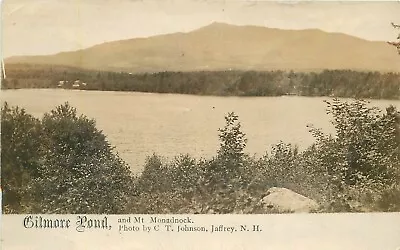 Postcard RPPC C-1910 New Hampshire Jaffrey Gilmore Pond Mt. Monadnock 23-11616 • $14.79