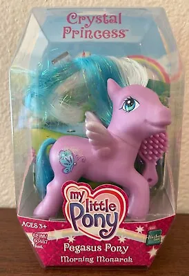 My Little Pony G3 Morning Monarch Pegasus Pony Set Crystal Princess Set 06 NIB • $19.99