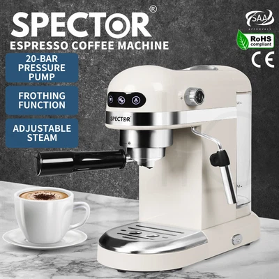 $159.99 • Buy Spector Coffee Maker Machine Espresso Cafe Barista Latte Cappuccino Milk Frother