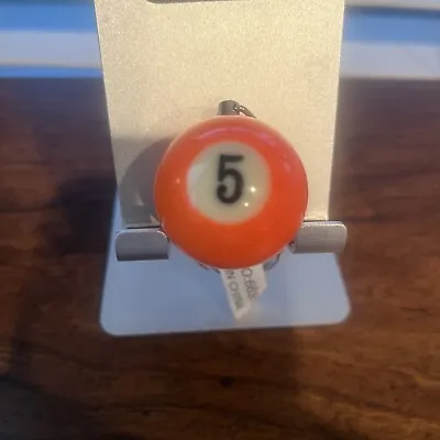Vintage Keychain Pool Ball Lucky  Number 5 🔥🔥🔥 • $6.99