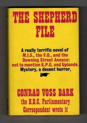 The Shepherd File By Conrad Voss Bark Publisher's File Copy • $25