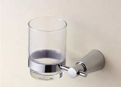 £8.49 • Buy Sloegrin Cone Solid Brass Chrome Finish Beaker Tumble Holder Bathroom 6658 New