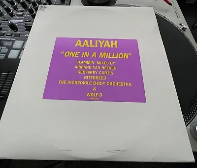 Aaliyah – One In A Million Original 1996 Press 2X12  PROMO In Picture Cover VG+ • $24.99