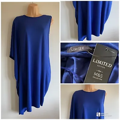 M&S Tunic Dress Indigo Blue Ladies Limited Collection Women’s Size 12 RRP £29.50 • £17.99