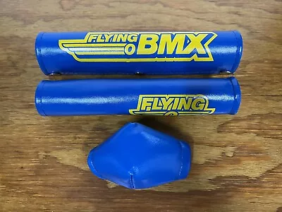 Old School Bmx Flying O Blue & Yellow Pad Set Vintage Nos • $19.99