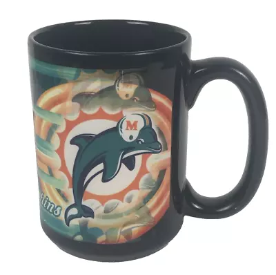 Miami Dolphins Logo Black Coffee Mug • $9.13