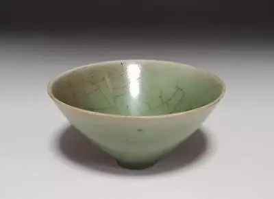 Chinese Song Dynasty Celadon Bowl / W 9.3[cm] / Pot Plate Ming Yuan Vase Qing • $9.50