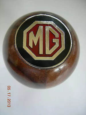 Mg Mga Mgb To 67   Walnut Wood Gear Shift Knob  Metal Mg Emblem Metal Thread  • $49.95