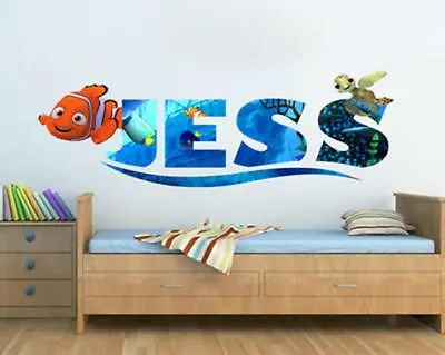 £69.78 • Buy Finding Nemo Disney Custom Vinyl Lettering Stickers Wall Decals Name Art KA12