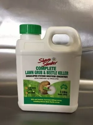 Sharp Shooter Lawn Grub And Beetle Killer 1Lt Concentrate Made In Australia • $99
