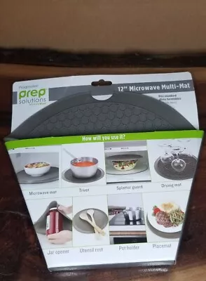 Progressive Prep Solutions Multifunctional  Silicone Mat 12 Inch Microwave  • $14.95