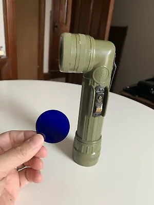 US Military Fulton MX-991/U Right Angle Flashlight  Working Condition  • $12