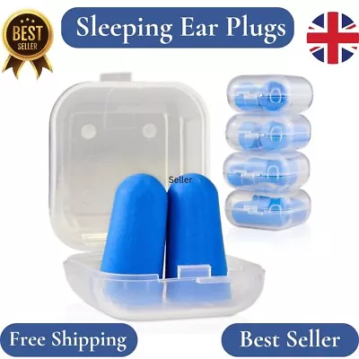 Ear Plugs X10 Noise Cancelling Soft Foam SNR 35 DB Ear Plug For Sleep And Work • £2.79