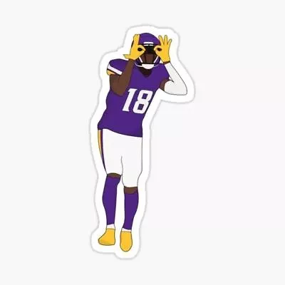 Jefferson Griddy - Minnesota Vikings - Sticker Apple • $3.99