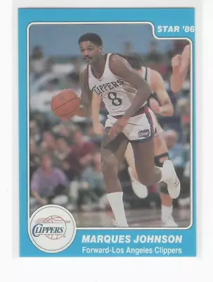 1985-86 Star Basketball Marques Johnson #88 Mint(oc) • $2