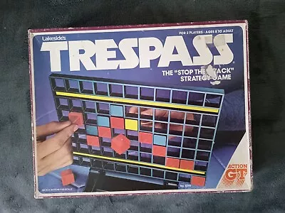 Vintage Lakesides TRESPASS Strategy Game 1979 Action GT Boxed • £8.50