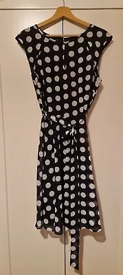 Wallis Polka Dot Dress Size 16 • £15