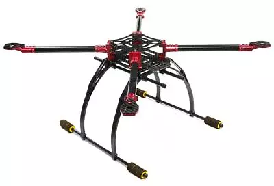 Custom Machined Alloy+Carbon Fiber Quadcopter Upgrade Frame 550 Size Foldable • $59.99