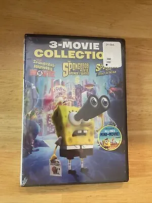 The SpongeBob 3-Movie Collection Sponge Out Of Water On The Run DVD New Sealed • $10.99