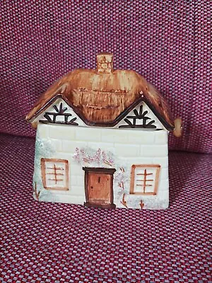Keele Street Pottery Cottage Butter Dish/ Storage Pot Lid Does Not Fit Snuggly • £2.50