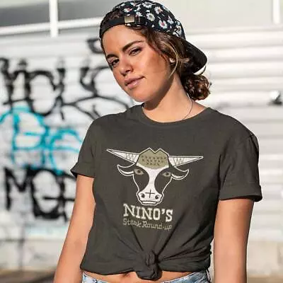 Nino’s Steak Round-Up Unisex Retro T-shirt - Bygone Brand Tees • $28