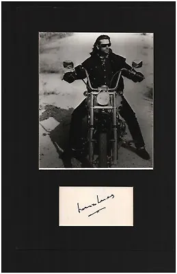  Falcon Crest  Lorenzo Lamas Matted 10X15 Cut Signature COA • £96.50