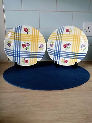 £28 • Buy 2xVintage GIEN FRANCE Val Fleury, Terre De Fer Hand Painted  Bread&Butter Plates