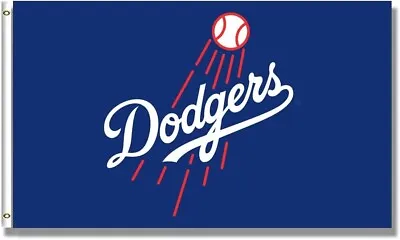 Los Angeles Dodgers Flag Large 3x5 Banner Logo Baseball MLB  FREE SHIPPING • $12.98