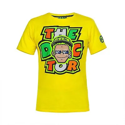 Official Valentino Rossi VR46  The Doctor Yellow T'Shirt - VRMTS 261901 • $39.77