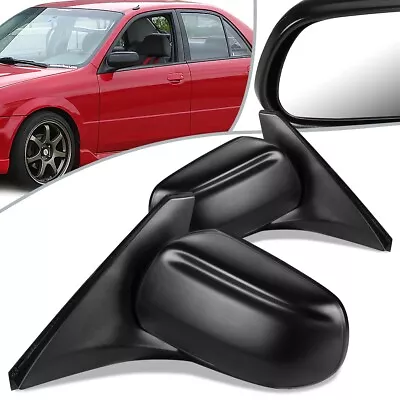 Fit 99-03 Mazda Protege 5 Pair Manual Side View Door Mirror MA1320129 MA1321129 • $84.63