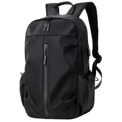 Men's  Waterproof  Oxford Backpack Laptop School Travel Luggage Rucksack USB Bag • $29.95