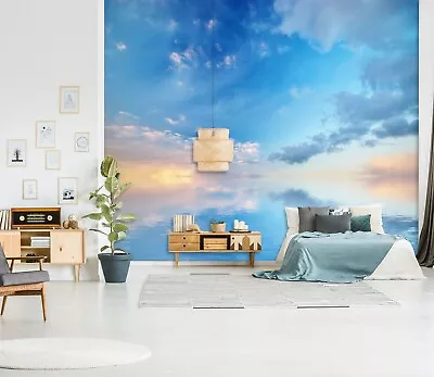 3D Blue Ocean ZHUA7518 Wallpaper Wall Murals Removable Self-adhesive Ann 24 • $13.04