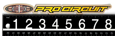 PRO CIRCUIT MX STICKER Pro Circuit 8.25 X 0.75 In Black/Yellow Moto ATV Decal • $3.95